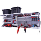 OmniWall Weekend Warrior Ultimate Tool Kit- Panel Color: Silver Accessory Color: White
